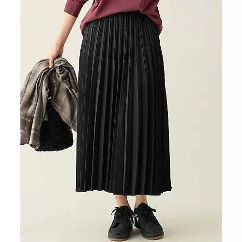 【エニー/ANY】の【新色追加/ウエストゴム】ウーリッシュプリーツスカート インテリア・キッズ・メンズ・レディースファッション・服の通販 founy(ファニー) ファッション Fashion レディースファッション Fashion for Women スカート Skirts プリーツスカート / 上品フェミニンスタイル Pleated Skirts フレア Flare, Flared プリーツ Pleats, Pleated エレガント 上品 Elegant ブラック|ID: prp329100004669632 ipo3291000000033762593