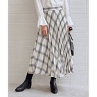 【エニー/ANY】の【新色追加/ウエストゴム】ウーリッシュプリーツスカート アイボリー系チェック|ID: prp329100004669632 ipo3291000000034387033