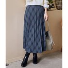【エニー/ANY】の【新色追加/ウエストゴム】ウーリッシュプリーツスカート ネイビー系チェック|ID: prp329100004669632 ipo3291000000034387034