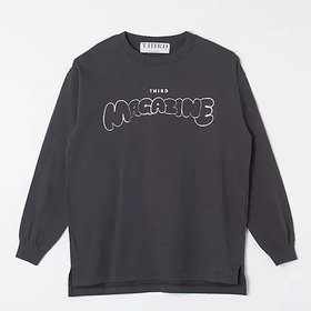 【サードマガジン/THIRD MAGAZINE】 【HPS別注】バブルロゴ ロンTEE人気、トレンドファッション・服の通販 founy(ファニー) ファッション Fashion レディースファッション Fashion for Women トップス・カットソー Cut & Sew Tops ロングTシャツ・Tシャツ Longline T-Shirts & Tees シルバー Silver, Metallic Silver スリーブ Sleeve, Long Sleeve / Short Sleeve モチーフ Motif, Design Theme ロング Long, Long-Length 人気 Popular, Best Seller 別注 Limited Edition, Custom Order 洗える Machine Washable |ID:prp329100004669661