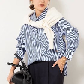 【ノーリーズ/NOLLEY'S】のウォッシャブル2WAYBasicレギュラーシャツ 人気、トレンドファッション・服の通販 founy(ファニー) ファッション Fashion レディースファッション Fashion for Women トップス・カットソー Cut & Sew Tops シャツ・ブラウス・オフィスカジュアル Elegant Blouses & Button-Ups 2025年 2025 2025-2026秋冬・A/W Autumn/Winter 2025–26 AW25–26 インナー Innerwear ウォッシャブル Machine Washable カフス Cuff Design ストライプ Stripe, Striped Pattern ブロード Broadcloth, Fine Cotton ベーシック Basic, Essential ボトム Bottoms, Lower Wear レギュラー Regular, Standard Fit ワンポイント One Point, Statement Accent エレガント 上品 Elegant 定番 Standard, Basic Item 無地 Plain, Solid Color 羽織 Haori, Light Jacket |ID:prp329100004669673