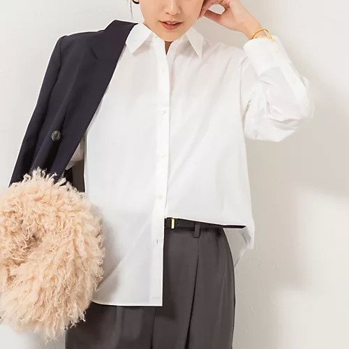 【ノーリーズ/NOLLEY'S】のウォッシャブル2WAYBasicレギュラーシャツ インテリア・キッズ・メンズ・レディースファッション・服の通販 founy(ファニー) 　ファッション　Fashion　レディースファッション　Fashion for Women　トップス・カットソー　Cut & Sew Tops　シャツ・ブラウス・オフィスカジュアル　Elegant Blouses & Button-Ups　2025年　2025　2025-2026秋冬・A/W　Autumn/Winter 2025–26 AW25–26　インナー　Innerwear　ウォッシャブル　Machine Washable　カフス　Cuff Design　ストライプ　Stripe, Striped Pattern　ブロード　Broadcloth, Fine Cotton　ベーシック　Basic, Essential　ボトム　Bottoms, Lower Wear　レギュラー　Regular, Standard Fit　ワンポイント　One Point, Statement Accent　エレガント 上品　Elegant　定番　Standard, Basic Item　無地　Plain, Solid Color　羽織　Haori, Light Jacket　ホワイト|ID: prp329100004669673 ipo3291000000036058131