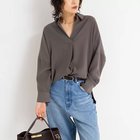 【ノーリーズソフィー/NOLLEY'S sophi】の《morisachiシリーズとセットアップ対応》ウォッシャブルダブルサテンスキッパーブラウス 人気、トレンドファッション・服の通販 founy(ファニー) ファッション Fashion レディースファッション Fashion for Women トップス・カットソー Cut & Sew Tops シャツ・ブラウス・オフィスカジュアル Elegant Blouses & Button-Ups 2025年 2025 2025-2026秋冬・A/W Autumn/Winter 2025–26 AW25–26 シンプル Simple, Minimal スキッパー Skipper, Open Collar セットアップ Set-Up, Coordinated Outfit フレンチ French, French Style フロント Front, Front Design thumbnail ブラウン|ID: prp329100004669676 ipo3291000000034495860