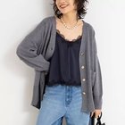 【ノーリーズソフィー/NOLLEY'S sophi】の《手洗い可能》総針ビックVネックカーディガン 人気、トレンドファッション・服の通販 founy(ファニー) ファッション Fashion レディースファッション Fashion for Women トップス・カットソー Cut & Sew Tops カーディガン・羽織り Layered Style Cardigans Vネックトップス V-Neck Tops / V-Cut Neckline Shirts 2025年 2025 2025-2026秋冬・A/W Autumn/Winter 2025–26 AW25–26 カットソー Cut and Sewn Top カーディガン Cardigan, Knitwear パイピング Piping, Trim Design ポケット Pocket, Pocket Detail thumbnail ミディアムグレー|ID: prp329100004669688 ipo3291000000033762993