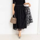 【ノーリーズ/NOLLEY'S】のウォッシャブルチュール刺繍リバーシブルギャザースカート ブラック|ID: prp329100004669695 ipo3291000000033763056