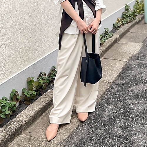 【ノーリーズ/NOLLEY'S】のウォッシャブルイージーワイドパンツ インテリア・キッズ・メンズ・レディースファッション・服の通販 founy(ファニー) https://founy.com/ ファッション Fashion レディースファッション Fashion for Women パンツ Pants & Trousers 2025年 2025 2025-2026秋冬・A/W Autumn/Winter 2025–26 AW25–26 シンプル Simple, Minimal ドローストリング Drawstring, Pull Cord フロント Front, Front Design |ID: prp329100004669705 ipo3291000000034595257