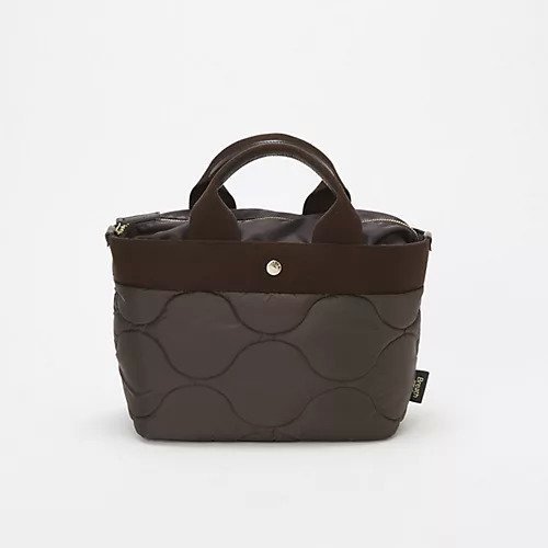 【トプカピ/TOPKAPI】の【Breath TOPKAPI】RIPPLE リプル キルティング B5 トートバッグ / 撥水 / 軽量 インテリア・キッズ・メンズ・レディースファッション・服の通販 founy(ファニー) 　ファッション　Fashion　レディースファッション　Fashion for Women　バッグ　Bags　キルティング　Quilted, Quilting　軽量　Lightweight, Ultra Light　ポケット　Pocket, Pocket Detail　ラップ　Wrap, Wrap Design　ブラウン|ID: prp329100004669717 ipo3291000000033763250