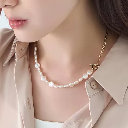 【フィービィー/phoebe】のメタリックパールチョーカーネックレス/41cm インテリア・キッズ・メンズ・レディースファッション・服の通販 founy(ファニー) https://founy.com/ ファッション Fashion レディースファッション Fashion for Women ジュエリー Jewelry ネックレス Necklaces & Pendants シンプル Simple, Minimal デコルテ Décolleté, Neckline パール Pearl, Pearl Accent フラット Flat, Flat Shoes エレガント 上品 Elegant |ID: prp329100004669736 ipo3291000000033763397