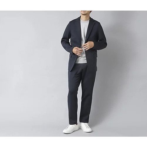 【ノーリーズ グッドマン/NOLLEY'S goodman / MEN】の【ACTIVE SECT】《セットアップ》ダブルニットスーツ ジャケット&パンツ 25AW 人気、トレンドファッション・服の通販 founy(ファニー) 　ファッション　Fashion　メンズファッション　Fashion for Men　ボトムス　Bottoms　ウォッシャブル　Machine Washable　シャーリング　Shirring, Ruched　ジャケット　Jacket, Outerwear　ストレッチ　Stretch, Stretchy Fabric　セットアップ　Set-Up, Coordinated Outfit　ドローコード　Drawcord, Drawstring Cord　フラップ　Flap, Flap Pocket　フロント　Front, Front Design　ポケット　Pocket, Pocket Detail　リラックス　Relax, Relaxed Fit　2025年　2025　2025-2026秋冬・A/W　Autumn/Winter 2025–26 AW25–26　other-3|ID: prp329100004669771 ipo3291000000034565732