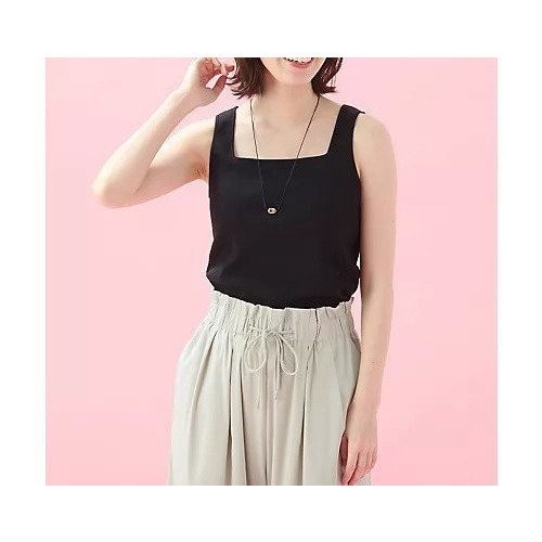 【エニー/ANY】の【新色追加】スクエアタンクトップ インテリア・キッズ・メンズ・レディースファッション・服の通販 founy(ファニー) ファッション Fashion レディースファッション Fashion for Women おすすめ Recommended / Our Picks なめらか Smooth, Silky Texture インナー Innerwear シンプル Simple, Minimal スクエア Square, Square Shape タンク Tank Top, Sleeveless Top デニム Denim, Jeans Material 定番 Standard, Basic Item ブラック|ID: prp329100004671314 ipo3291000000033769300