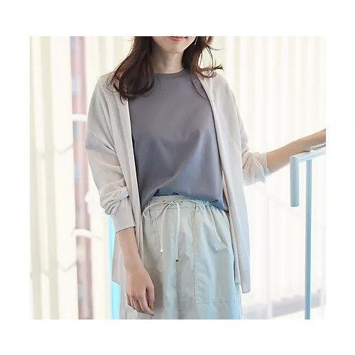【エニー/ANY】の【接触冷感/アンチピリング】トッパーニットカーディガン 人気、トレンドファッション・服の通販 founy(ファニー) 　ファッション　Fashion　レディースファッション　Fashion for Women　トップス・カットソー　Cut & Sew Tops　ニット　Knit Tops & Sweaters　カーディガン・羽織り　Layered Style Cardigans　カットソー　Cut and Sewn Top　カーディガン　Cardigan, Knitwear　シンプル　Simple, Minimal　ベーシック　Basic, Essential　エレガント 上品　Elegant　夏　Summer　 other-1|ID: prp329100004671320 ipo3291000000033769326