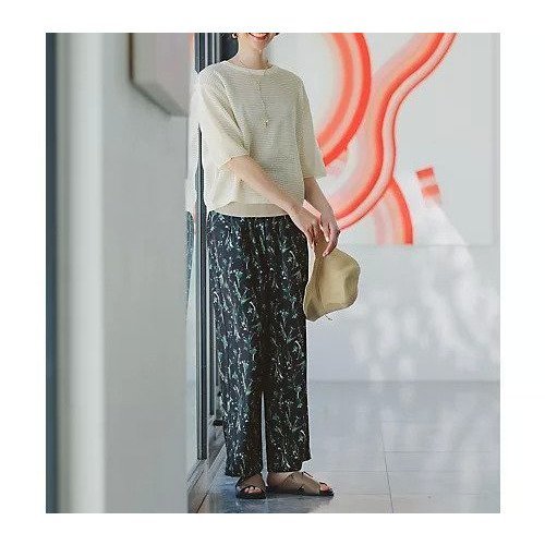 【エニー/ANY】の【洗濯機可/ウエストゴム】プリントパンツ インテリア・キッズ・メンズ・レディースファッション・服の通販 founy(ファニー) https://founy.com/ ファッション Fashion レディースファッション Fashion for Women パンツ Pants & Trousers シンプル Simple, Minimal タンク Tank Top, Sleeveless Top プリント Print, Printed Pattern モダン Modern, Contemporary 夏 Summer |ID: prp329100004671333 ipo3291000000033769378