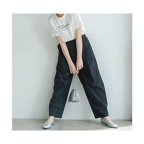 【エニー/ANY】の【洗濯機可/ウエストゴム】撥水バレルパンツ 人気、トレンドファッション・服の通販 founy(ファニー) 　ファッション　Fashion　レディースファッション　Fashion for Women　パンツ　Pants & Trousers　カットソー　Cut and Sewn Top　サンダル　Sandals, Summer Shoes　シンプル　Simple, Minimal　スニーカー　Sneakers, Trainers　ワイド　Wide, Wide Fit　エレガント 上品　Elegant　other-2|ID: prp329100004671337 ipo3291000000033769408
