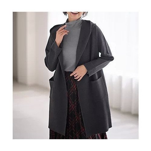【エニー/ANY】の【洗濯機可】フーディーコーディガン インテリア・キッズ・メンズ・レディースファッション・服の通販 founy(ファニー) https://founy.com/ ファッション Fashion レディースファッション Fashion for Women カットソー Cut and Sewn Top シンプル Simple, Minimal ネックレス Necklace, Pendant Necklace ミラノリブ Milano Rib, Milano Stitch 定番 Standard, Basic Item |ID: prp329100004671343 ipo3291000000033769466