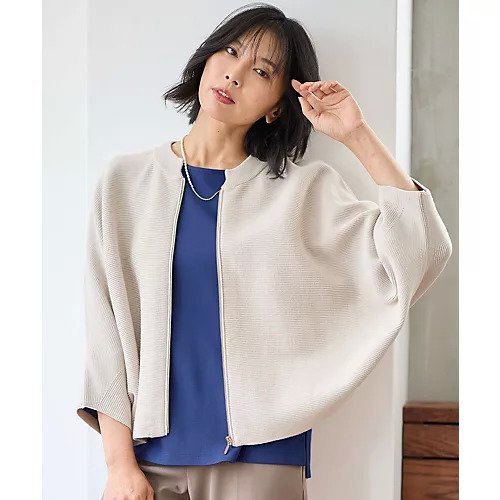 【エニー/ANY】の【洗濯機可】ポンチョジップカーディガン 人気、トレンドファッション・服の通販 founy(ファニー) 　ファッション　Fashion　レディースファッション　Fashion for Women　トップス・カットソー　Cut & Sew Tops　カーディガン・羽織り　Layered Style Cardigans　おすすめ　Recommended / Our Picks　インナー　Innerwear　シンプル　Simple, Minimal　ジップ　Zip, Zipper　other-2|ID: prp329100004671344 ipo3291000000033769476