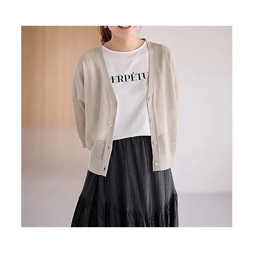 【エニー/ANY】の【洗濯機可】メッシュカーディガン 人気、トレンドファッション・服の通販 founy(ファニー) 　ファッション　Fashion　レディースファッション　Fashion for Women　トップス・カットソー　Cut & Sew Tops　カーディガン・羽織り　Layered Style Cardigans　おすすめ　Recommended / Our Picks　インナー　Innerwear　カーディガン　Cardigan, Knitwear　スリーブ　Sleeve, Long Sleeve / Short Sleeve　タンク　Tank Top, Sleeveless Top　メッシュ　Mesh, Net Fabric　リラックス　Relax, Relaxed Fit　ロング　Long, Long-Length　長袖　Long Sleeve, Full Sleeve　other-3|ID: prp329100004671345 ipo3291000000033769482