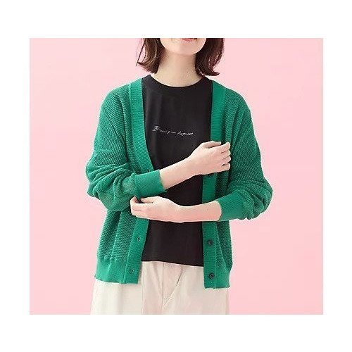 【エニー/ANY】のメッシュVネックニットカーディガン 人気、トレンドファッション・服の通販 founy(ファニー) 　ファッション　Fashion　レディースファッション　Fashion for Women　トップス・カットソー　Cut & Sew Tops　ニット　Knit Tops & Sweaters　カーディガン・羽織り　Layered Style Cardigans　Vネックトップス　V-Neck Tops / V-Cut Neckline Shirts　おすすめ　Recommended / Our Picks　インナー　Innerwear　カーディガン　Cardigan, Knitwear　デニム　Denim, Jeans Material　メッシュ　Mesh, Net Fabric　 other-1|ID: prp329100004671346 ipo3291000000035291752