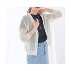 【エニー/ANY】のメッシュVネックニットカーディガン エクリュ|ID: prp329100004671346 ipo3291000000035291756