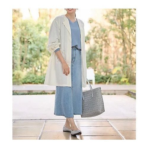【エニー/ANY】の【洗濯機可/UVケア】ドロストピケカーディガン 人気、トレンドファッション・服の通販 founy(ファニー) 　ファッション　Fashion　レディースファッション　Fashion for Women　トップス・カットソー　Cut & Sew Tops　カーディガン・羽織り　Layered Style Cardigans　デニム　Denim, Jeans Material　ビンテージ　Vintage, Retro Style　リラックス　Relax, Relaxed Fit　エレガント 上品　Elegant　other-3|ID: prp329100004671348 ipo3291000000033769501