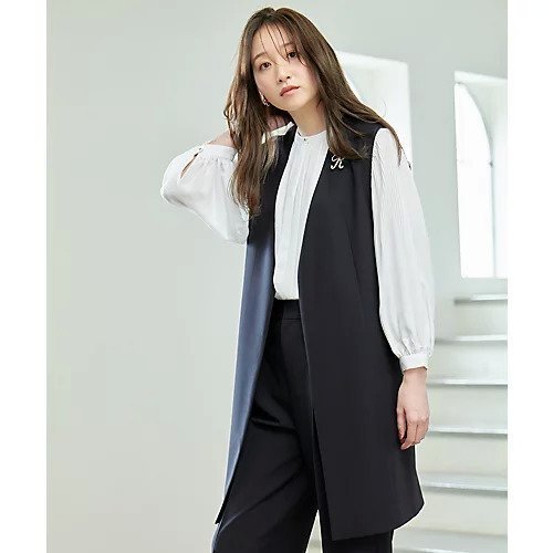 【エニー/ANY】の【洗濯機可/ストレッチ/セットアップ可】イージーケアストレッチジレ 人気、トレンドファッション・服の通販 founy(ファニー) 　ファッション　Fashion　レディースファッション　Fashion for Women　アウター　Coat / Outerwear Collection　トップス・カットソー　Cut & Sew Tops　ベスト&ジレ / 重ね着スタイル　Vests & Gilets　おすすめ　Recommended / Our Picks　ストレッチ　Stretch, Stretchy Fabric　セットアップ　Set-Up, Coordinated Outfit　セレモニー　Ceremony　other-2|ID: prp329100004671364 ipo3291000000033869216