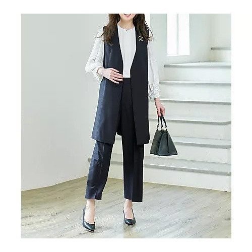 【エニー/ANY】の【洗濯機可/ストレッチ/セットアップ可】イージーケアストレッチジレ 人気、トレンドファッション・服の通販 founy(ファニー) 　ファッション　Fashion　レディースファッション　Fashion for Women　アウター　Coat / Outerwear Collection　トップス・カットソー　Cut & Sew Tops　ベスト&ジレ / 重ね着スタイル　Vests & Gilets　おすすめ　Recommended / Our Picks　ストレッチ　Stretch, Stretchy Fabric　セットアップ　Set-Up, Coordinated Outfit　セレモニー　Ceremony　other-3|ID: prp329100004671364 ipo3291000000033869218