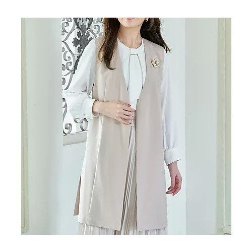 【エニー/ANY】の【洗濯機可/ストレッチ/セットアップ可】イージーケアストレッチジレ 人気、トレンドファッション・服の通販 founy(ファニー) 　ファッション　Fashion　レディースファッション　Fashion for Women　アウター　Coat / Outerwear Collection　トップス・カットソー　Cut & Sew Tops　ベスト&ジレ / 重ね着スタイル　Vests & Gilets　おすすめ　Recommended / Our Picks　ストレッチ　Stretch, Stretchy Fabric　セットアップ　Set-Up, Coordinated Outfit　セレモニー　Ceremony　 other-1|ID: prp329100004671364 ipo3291000000034114610