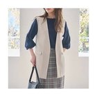 【エニー/ANY】のリネンライクエアーヴィンテージ ジレ 人気、トレンドファッション・服の通販 founy(ファニー) ファッション Fashion レディースファッション Fashion for Women アウター Coat / Outerwear Collection トップス・カットソー Cut & Sew Tops ベスト&ジレ / 重ね着スタイル Vests & Gilets シンプル Simple, Minimal セットアップ Set-Up, Coordinated Outfit フロント Front, Front Design プリーツ Pleats, Pleated ポケット Pocket, Pocket Detail リネン Linen, Linen Fabric 夏 Summer 春 Spring S/S・春夏 SS, Spring/Summer, Warm Season thumbnail サンドベージュ|ID: prp329100004671366 ipo3291000000034876425