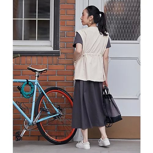 【エニー/ANY】の【洗濯機可】ミリタリーベスト 人気、トレンドファッション・服の通販 founy(ファニー) 　ファッション　Fashion　レディースファッション　Fashion for Women　アウター　Coat / Outerwear Collection　トップス・カットソー　Cut & Sew Tops　ベスト&ジレ / 重ね着スタイル　Vests & Gilets　ベスト　Vest, Waistcoat　ミリタリー　Military, Army Style　ロング　Long, Long-Length　春　Spring　秋　Autumn　other-3|ID: prp329100004671368 ipo3291000000033769592