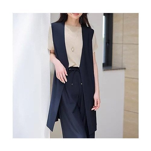 【エニー/ANY】の【ストレッチ/セットアップ可】イージィケアストレッチジレ 人気、トレンドファッション・服の通販 founy(ファニー) 　ファッション　Fashion　レディースファッション　Fashion for Women　アウター　Coat / Outerwear Collection　トップス・カットソー　Cut & Sew Tops　ベスト&ジレ / 重ね着スタイル　Vests & Gilets　ストレッチ　Stretch, Stretchy Fabric　セットアップ　Set-Up, Coordinated Outfit　セレモニー　Ceremony　 other-1|ID: prp329100004671372 ipo3291000000035852950