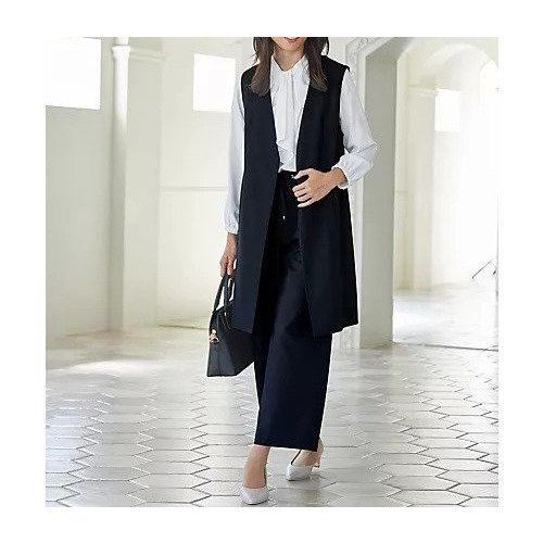 【エニー/ANY】の【ストレッチ/セットアップ可】イージィケアストレッチジレ 人気、トレンドファッション・服の通販 founy(ファニー) 　ファッション　Fashion　レディースファッション　Fashion for Women　アウター　Coat / Outerwear Collection　トップス・カットソー　Cut & Sew Tops　ベスト&ジレ / 重ね着スタイル　Vests & Gilets　ストレッチ　Stretch, Stretchy Fabric　セットアップ　Set-Up, Coordinated Outfit　セレモニー　Ceremony　other-3|ID: prp329100004671372 ipo3291000000035852959