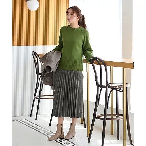 【エニー/ANY】の【10色展開/ウエストゴム/洗濯機可能】ウーリッシュフラノ プリーツスカート 人気、トレンドファッション・服の通販 founy(ファニー) 　ファッション　Fashion　レディースファッション　Fashion for Women　スカート　Skirts　プリーツスカート / 上品フェミニンスタイル　Pleated Skirts　フェミニン　Feminine, Girly　フレア　Flare, Flared　プリーツ　Pleats, Pleated　エレガント 上品　Elegant　other-3|ID: prp329100004671377 ipo3291000000033769631