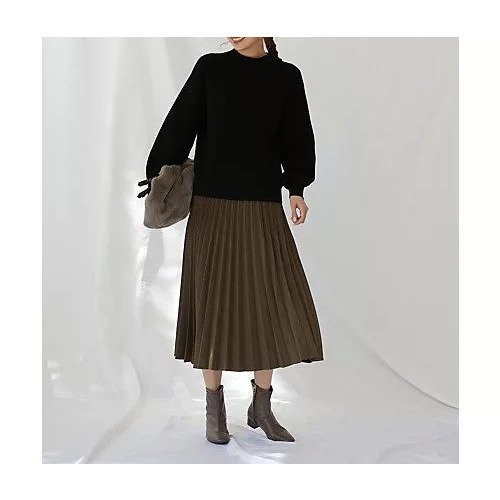 【エニー/ANY】の【10色展開/ウエストゴム/洗濯機可能】ウーリッシュフラノ プリーツスカート インテリア・キッズ・メンズ・レディースファッション・服の通販 founy(ファニー) 　ファッション　Fashion　レディースファッション　Fashion for Women　スカート　Skirts　プリーツスカート / 上品フェミニンスタイル　Pleated Skirts　フェミニン　Feminine, Girly　フレア　Flare, Flared　プリーツ　Pleats, Pleated　エレガント 上品　Elegant　ベージュグレンチェック|ID: prp329100004671377 ipo3291000000033886913