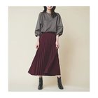 【エニー/ANY】の【10色展開/ウエストゴム/洗濯機可能】ウーリッシュフラノ プリーツスカート ボルドー|ID: prp329100004671377 ipo3291000000034104165