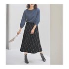 【エニー/ANY】の【10色展開/ウエストゴム/洗濯機可能】ウーリッシュフラノ プリーツスカート チャコールタータン|ID: prp329100004671377 ipo3291000000034526691