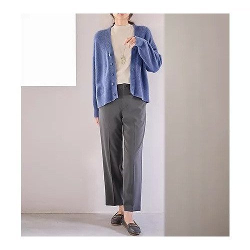 【エニー/ANY】の【洗濯機可/ウエストゴム/2WAYストレッチ】テーパードパンツ インテリア・キッズ・メンズ・レディースファッション・服の通販 founy(ファニー) 　ファッション　Fashion　レディースファッション　Fashion for Women　パンツ　Pants & Trousers　おすすめ　Recommended / Our Picks　ストレッチ　Stretch, Stretchy Fabric　センター　Center, Center Line　ワイド　Wide, Wide Fit　チャコール|ID: prp329100004671381 ipo3291000000033769648