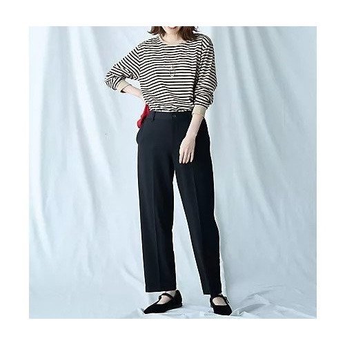 【エニー/ANY】の【洗濯機可/ウエストゴム/2WAYストレッチ】テーパードパンツ 人気、トレンドファッション・服の通販 founy(ファニー) 　ファッション　Fashion　レディースファッション　Fashion for Women　パンツ　Pants & Trousers　おすすめ　Recommended / Our Picks　ストレッチ　Stretch, Stretchy Fabric　センター　Center, Center Line　ワイド　Wide, Wide Fit　other-3|ID: prp329100004671381 ipo3291000000033769652