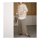 【エニー/ANY】の【洗濯機可/ウエストゴム/2WAYストレッチ】ワイドパンツ モカ|ID: prp329100004671383 ipo3291000000033769666