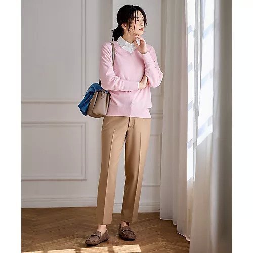 【エニー/ANY】の【洗濯機可/ストレッチ/ウエストゴム/裏起毛】マルチファンクションストレッチテーパードパンツ インテリア・キッズ・メンズ・レディースファッション・服の通販 founy(ファニー) 　ファッション　Fashion　レディースファッション　Fashion for Women　パンツ　Pants & Trousers　おすすめ　Recommended / Our Picks　ストレッチ　Stretch, Stretchy Fabric　センター　Center, Center Line　ピーチ　Peach, Soft Touch　ミックス　Mix, Mixed Style　人気　Popular, Best Seller　定番　Standard, Basic Item　楽ちん　Easy Fit, Comfortable　キャメル|ID: prp329100004671386 ipo3291000000033769682