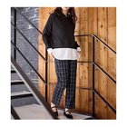 【エニー/ANY】の【洗濯機可/ストレッチ/ウエストゴム/裏起毛】マルチファンクションストレッチチェックテーパードパンツ ネイビーチェック|ID: prp329100004671388 ipo3291000000033769698