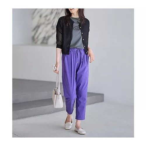 【エニー/ANY】の【接触冷感/ウエストゴム/ストレッチ】クールタッチタックパンツ インテリア・キッズ・メンズ・レディースファッション・服の通販 founy(ファニー) https://founy.com/ ファッション Fashion レディースファッション Fashion for Women パンツ Pants & Trousers おすすめ Recommended / Our Picks シューズ Shoes, Footwear シンプル Simple, Minimal ストレッチ Stretch, Stretchy Fabric スニーカー Sneakers, Trainers パープル Purple, Violet フラット Flat, Flat Shoes ベーシック Basic, Essential |ID: prp329100004671391 ipo3291000000033769707