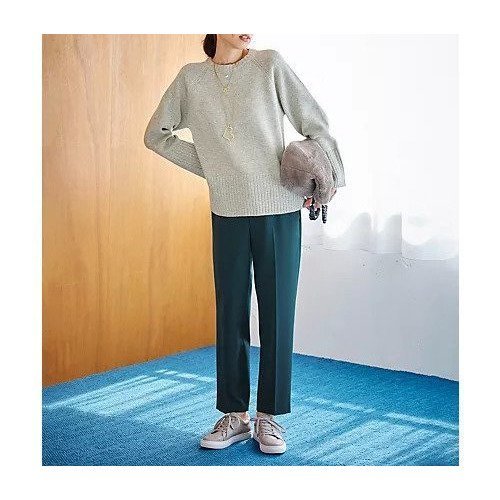 【エニー/ANY】の【ウエストゴム/リントラク加工/裏起毛/ストレッチ/洗濯機可能】シークレットウォーム テーパードパンツ インテリア・キッズ・メンズ・レディースファッション・服の通販 founy(ファニー) https://founy.com/ ファッション Fashion レディースファッション Fashion for Women パンツ Pants & Trousers ストレッチ Stretch, Stretchy Fabric センター Center, Center Line ピーチ Peach, Soft Touch フロント Front, Front Design ミックス Mix, Mixed Style ワイド Wide, Wide Fit 楽ちん Easy Fit, Comfortable |ID: prp329100004671395 ipo3291000000033769721