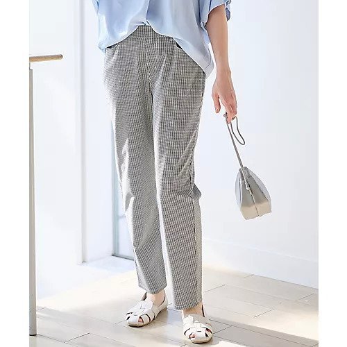 【エニー/ANY】の【新色追加/洗濯機可/UVカット/ウエストゴム/ストレッチ】7daysデイリーパンツ インテリア・キッズ・メンズ・レディースファッション・服の通販 founy(ファニー) 　ファッション　Fashion　レディースファッション　Fashion for Women　パンツ　Pants & Trousers　おすすめ　Recommended / Our Picks　カットソー　Cut and Sewn Top　ストレッチ　Stretch, Stretchy Fabric　チュニック　Tunic, Long Top　リラックス　Relax, Relaxed Fit　ビジネス 仕事 通勤　Business / Work / Commuting　ギンガム|ID: prp329100004671406 ipo3291000000033769785
