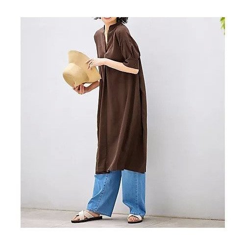 【エニー/ANY】のフレンチリネンシャツワンピース 人気、トレンドファッション・服の通販 founy(ファニー) 　ファッション　Fashion　レディースファッション　Fashion for Women　ワンピース　Dresses　シャツワンピース / 1枚で着映えコーデ　Shirt Dresses　おすすめ　Recommended / Our Picks　スキッパー　Skipper, Open Collar　リネン　Linen, Linen Fabric　夏　Summer　other-3|ID: prp329100004671419 ipo3291000000033769844