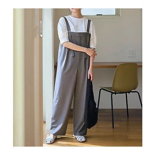 【エニー/ANY】の【洗濯機可/接触冷感/UVケア】イージーケアライトストレッチサロペット 人気、トレンドファッション・服の通販 founy(ファニー) 　ファッション　Fashion　レディースファッション　Fashion for Women　ワンピース　Dresses　サロペット&オールインワン　Dungarees & Jumpsuit Styles　インナー　Innerwear　シンプル　Simple, Minimal　ストレッチ　Stretch, Stretchy Fabric　ダブル　Double, Double-Breasted　other-3|ID: prp329100004671422 ipo3291000000033769860