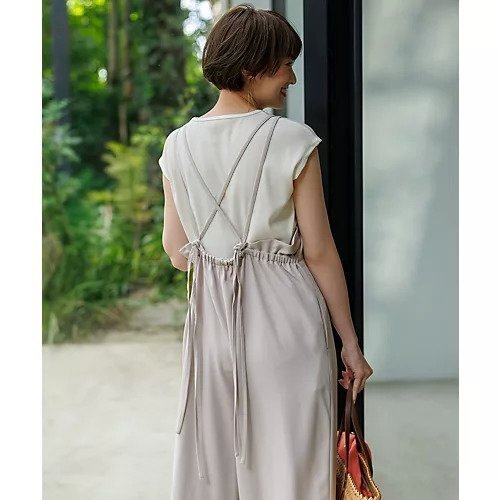 【エニー/ANY】の【2SET/洗濯機可】プルオーバー キャミサロペットセット 人気、トレンドファッション・服の通販 founy(ファニー) 　ファッション　Fashion　レディースファッション　Fashion for Women　トップス・カットソー　Cut & Sew Tops　キャミソール&ノースリーブ　Camisoles & Sleeveless Tops　カジュアルプルオーバー・ニットトップス　Pullovers & Knit Tops / Casual Pullovers　ワンピース　Dresses　サロペット&オールインワン　Dungarees & Jumpsuit Styles　カットソー　Cut and Sewn Top　サロペット　Overalls, Salopette　スリーブ　Sleeve, Long Sleeve / Short Sleeve　デニム　Denim, Jeans Material　トレンド　Trend, Trending Now　フレンチ　French, French Style　エレガント 上品　Elegant　楽ちん　Easy Fit, Comfortable　other-2|ID: prp329100004671425 ipo3291000000033769868