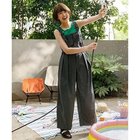 【エニー/ANY】の【南明奈さんコラボ】撥水サロペット チャコール|ID: prp329100004671427 ipo3291000000033769876