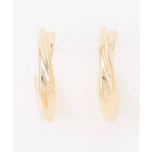 【エニー/ANY】の【WEB限定】ツイストフープピアス(両耳用) インテリア・キッズ・メンズ・レディースファッション・服の通販 founy(ファニー) 　ファッション　Fashion　レディースファッション　Fashion for Women　おすすめ　Recommended / Our Picks　ウェーブ　Wavy Pattern　ギフト プレゼント　Gift / Present　シンプル　Simple, Minimal　トレンド　Trend, Trending Now　ライトゴールド|ID: prp329100004671598 ipo3291000000033770642