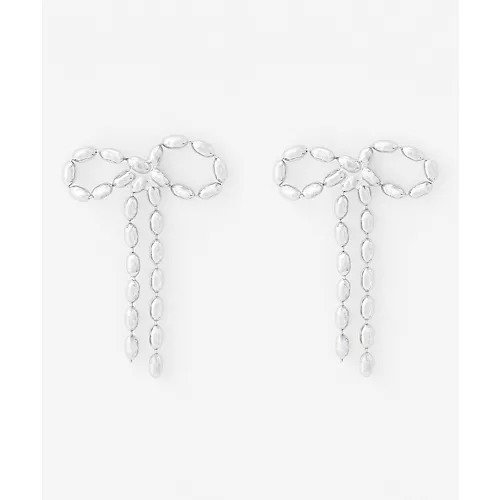 【エニー/ANY】の【WEB限定】リボンピアス(両耳用) 人気、トレンドファッション・服の通販 founy(ファニー) 　ファッション　Fashion　レディースファッション　Fashion for Women　おすすめ　Recommended / Our Picks　ギフト プレゼント　Gift / Present　チェーン　Chain, Chain Strap　トレンド　Trend, Trending Now　モチーフ　Motif, Design Theme　リボン　Ribbon, Bow　 other-1|ID: prp329100004671602 ipo3291000000033770657