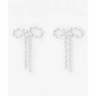 【エニー/ANY】の【WEB限定】リボンピアス(両耳用) シルバー|ID: prp329100004671602 ipo3291000000033770658