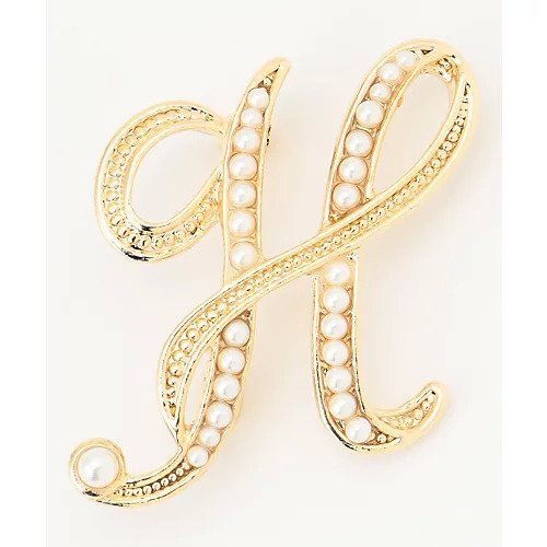 【エニー/ANY】の【WEB/一部店舗限定】パールイニシャルブローチ インテリア・キッズ・メンズ・レディースファッション・服の通販 founy(ファニー) 　ファッション　Fashion　レディースファッション　Fashion for Women　おすすめ　Recommended / Our Picks　ギフト プレゼント　Gift / Present　ストール　Stole, Wrap　セレモニー　Ceremony　パール　Pearl, Pearl Accent　ブローチ　Brooch, Pin Brooch　モチーフ　Motif, Design Theme　ワンポイント　One Point, Statement Accent　エレガント 上品　Elegant　H|ID: prp329100004671617 ipo3291000000033770714